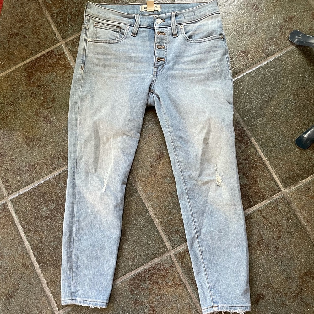 Madewell high rise skinny jeans